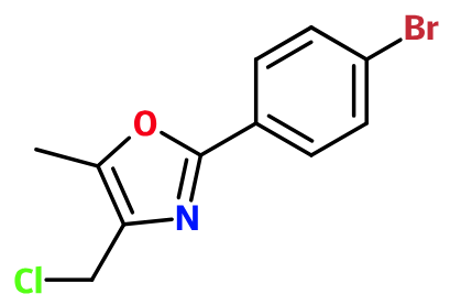 (image for) MCYO0669 2-(4-Bromophenyl)-4-(chloromethyl)-5-methyloxazole